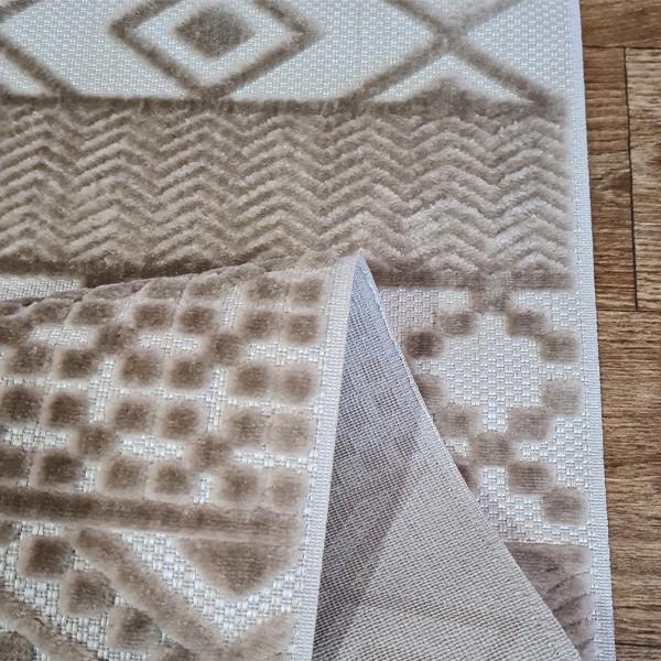 Ковер акриловый Garden 0,6х1 м Кремовый/Бежевый (05048) - фото 4 Ковер акриловый Garden 0,6х1 м Кремовый/Бежевый (05048) - фото 4