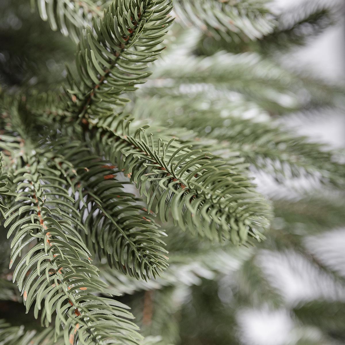 Штучна ялинка лита Буковельська V28 з металевою підставкою 2,10 м Зелений (NYT15017) - фото 4