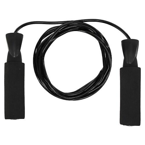 Скакалка швидкісна Record FI-4881 з підшипником і PVC джгутом 2,75 м 5 мм Чорний (32511282)