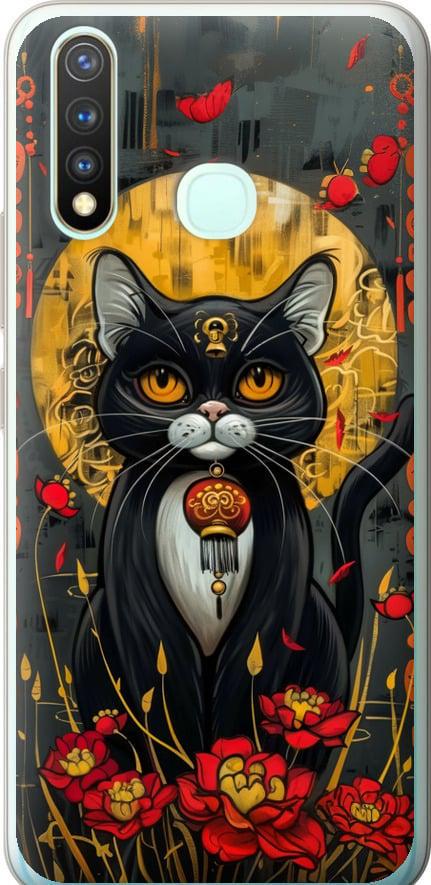 Чехол на Vivo Y19 China Cat (6134u-630-42517) Чехол на Vivo Y19 China Cat (6134u-630-42517)