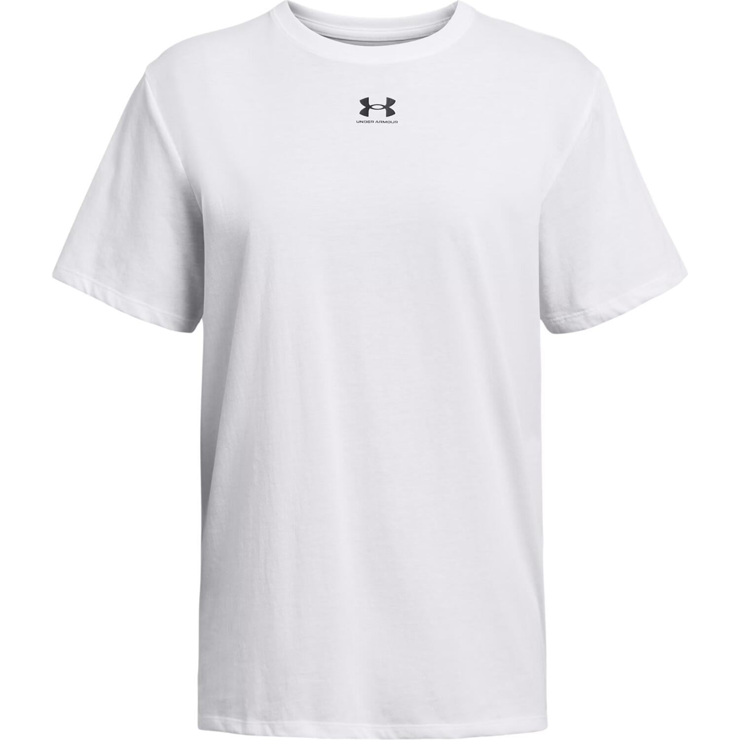 Футболка женская Under Armour CAMPUS OVERSIZE 1387193-100 XS Белый (55916-41)