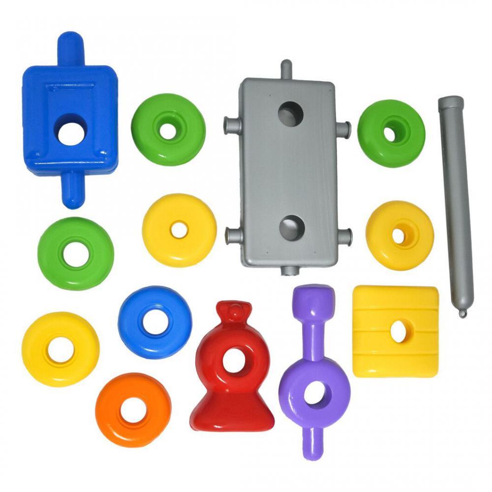 Іграшка розвиваюча Tigres Funny train 14 ел. (39757) - фото 3 Іграшка розвиваюча Tigres Funny train 14 ел. (39757) - фото 3