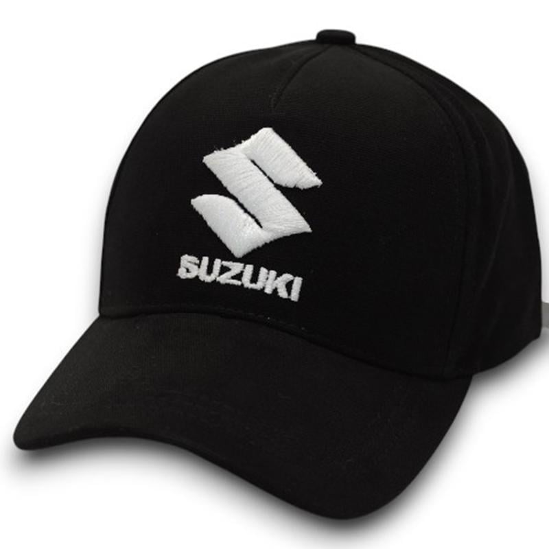 Бейсболка автомобильная с регулировкой из коттона Suzuki BTH25629 L/57-58 см Черный (175320)