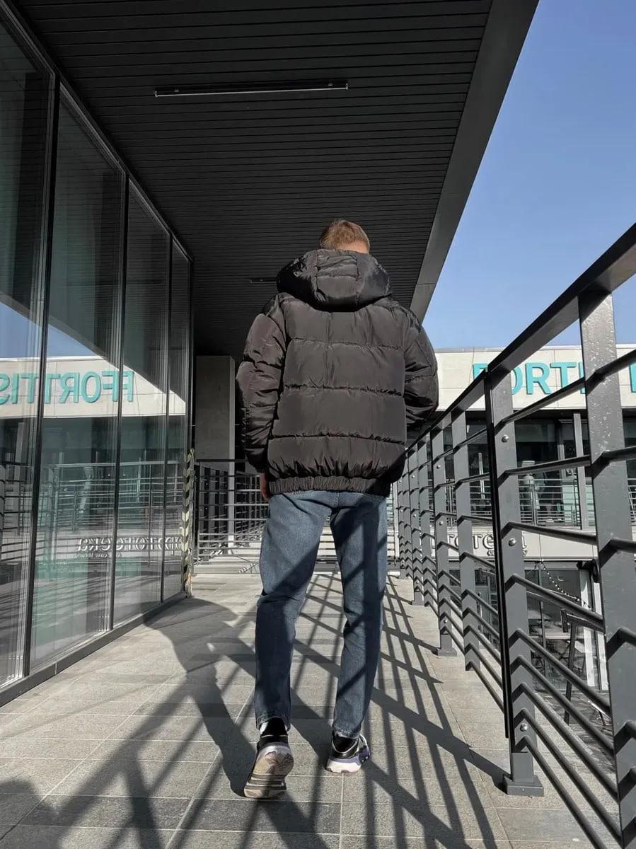 Куртка чоловіча зимова Oslo оверсайз дута M Чорний (26516/1) - фото 5 Куртка чоловіча зимова Oslo оверсайз дута M Чорний (26516/1) - фото 5