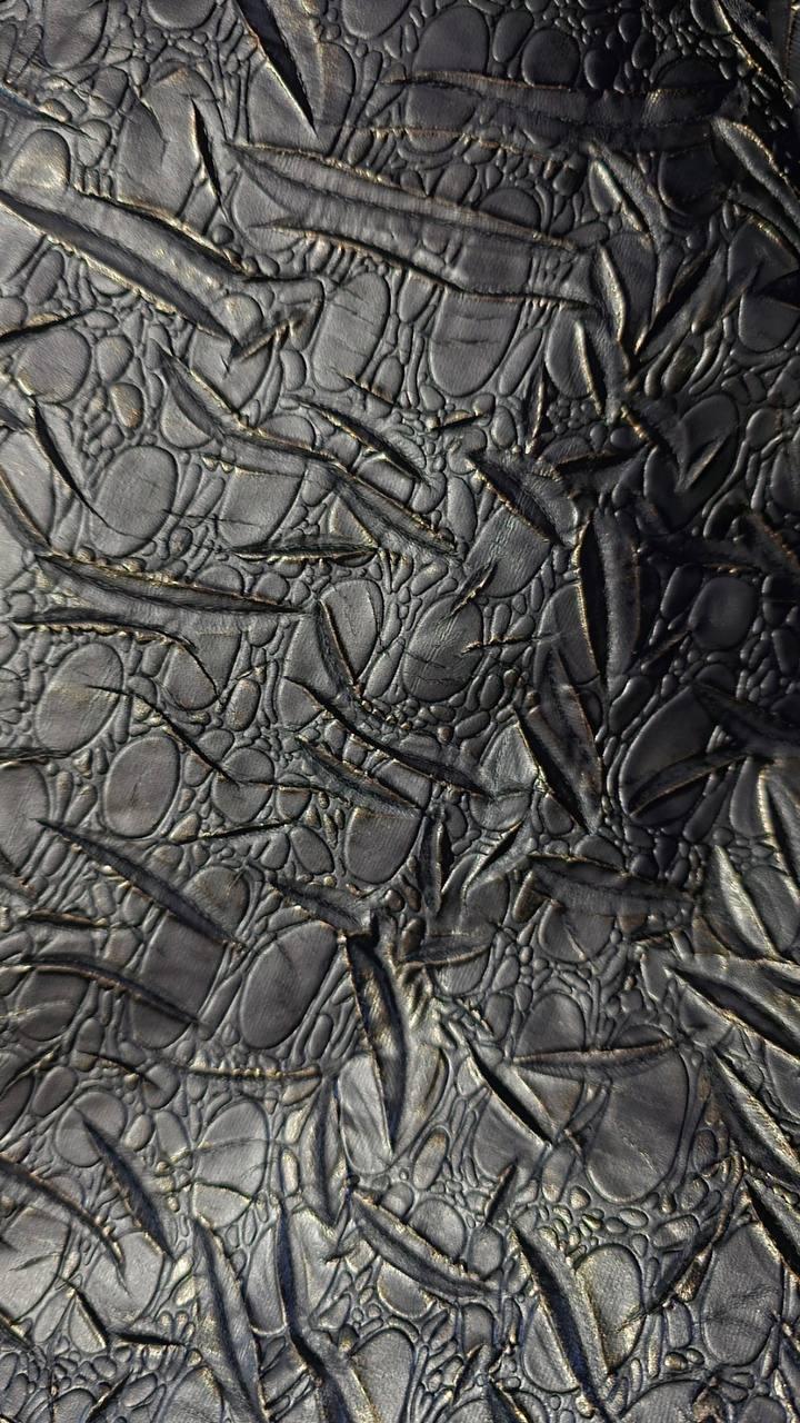 Комплект для обивки дверей рифленая 200х100 см Черный