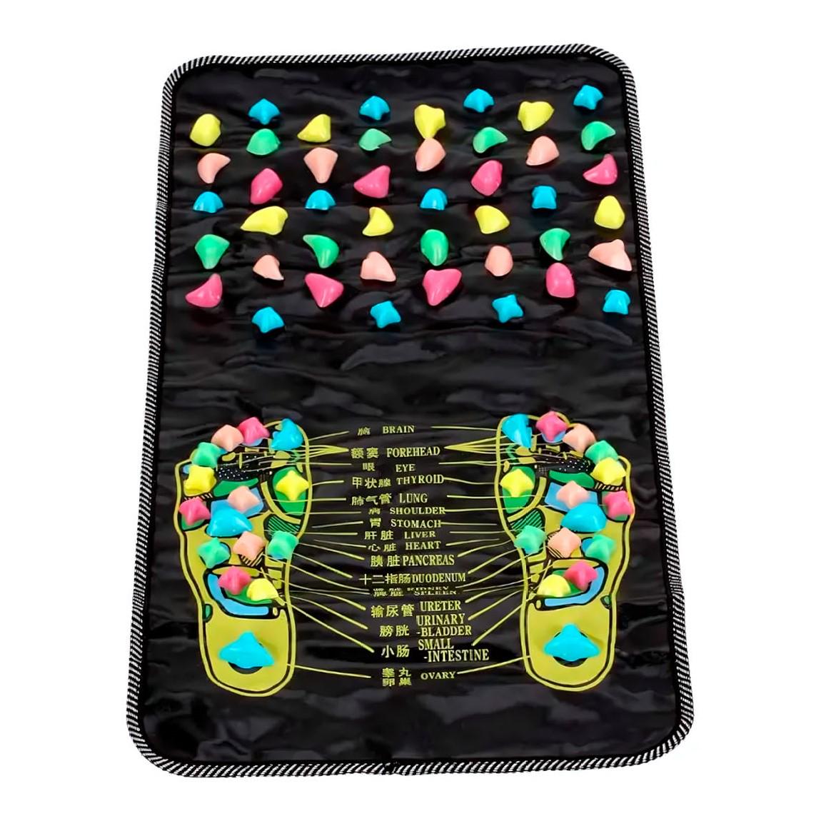 Массажный коврик для ног с камнями 70х35 см (12895) Массажный коврик для ног с камнями 70х35 см (12895)