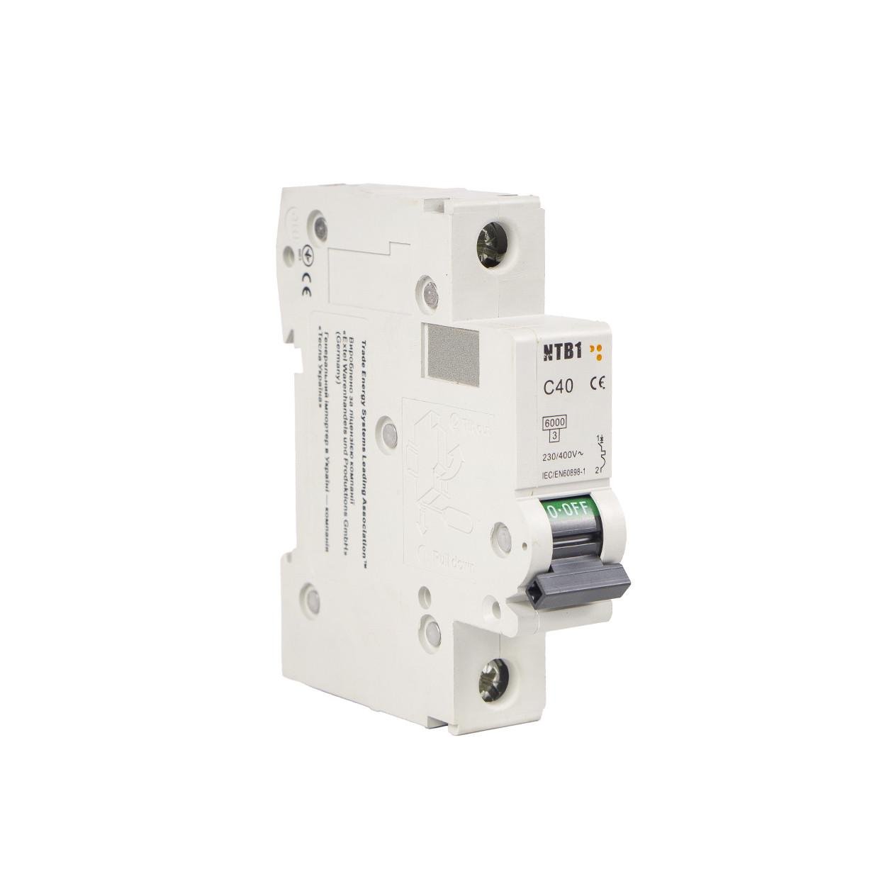 Автоматичний вимикач TESLA NTB1 C40 CE (92)