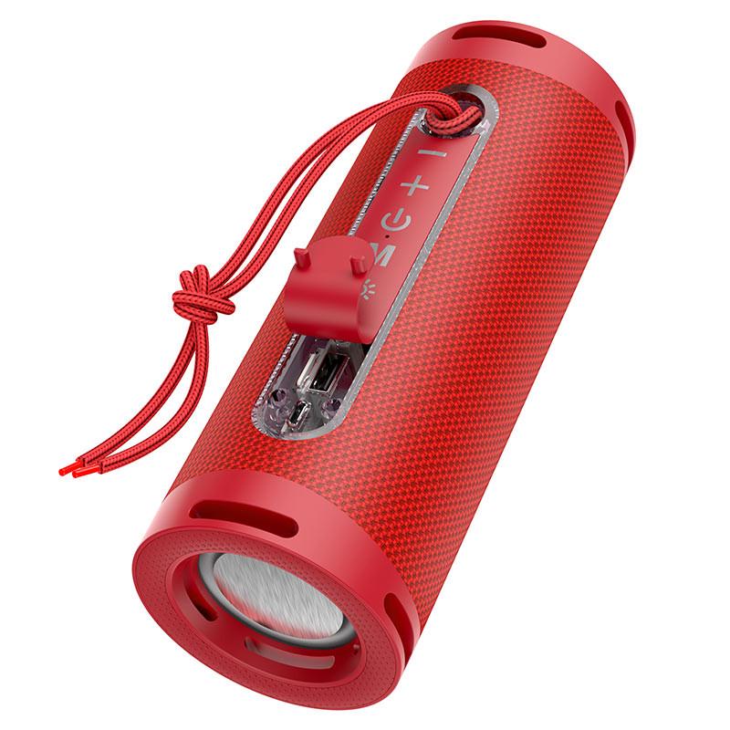Портативна колонка Bluetooth Hoco HC9 Dazzling pulse sports Червоний (00000053003_1)