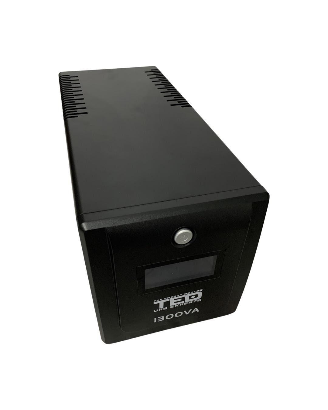 Джерело безперебійного живлення UPS TED 750W 1300VA (250043) - фото 1