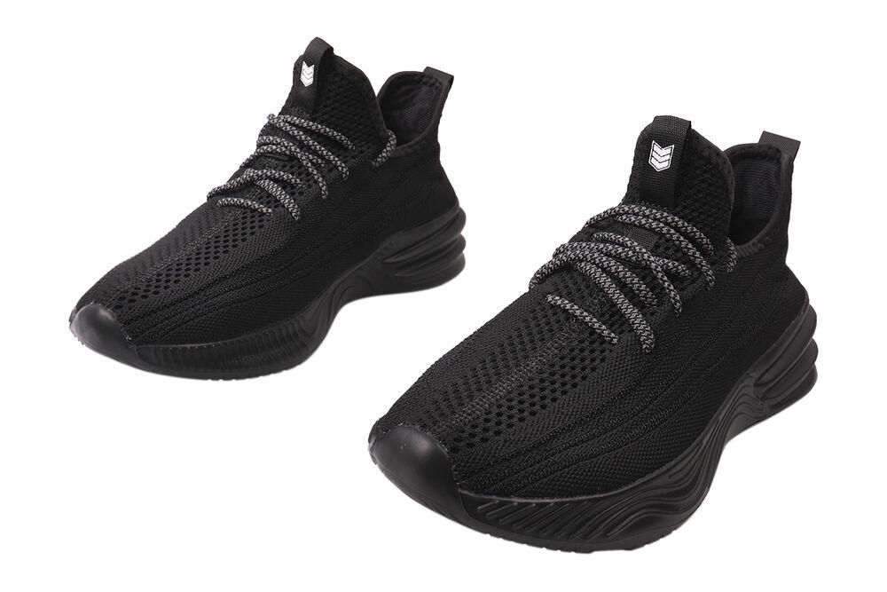 Кросівки чоловічі Restime з текстилю на низькому ходу на шнурівці р. 42 Чорний (151-21/22LK) - фото 5 Кросівки чоловічі Restime з текстилю на низькому ходу на шнурівці р. 42 Чорний (151-21/22LK) - фото 5