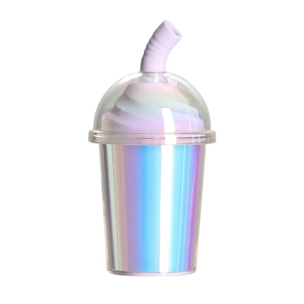Вакуумний стимулятор в форме стаканчика для коктейля с трубочкой BeYourLover Joy Cup голубой