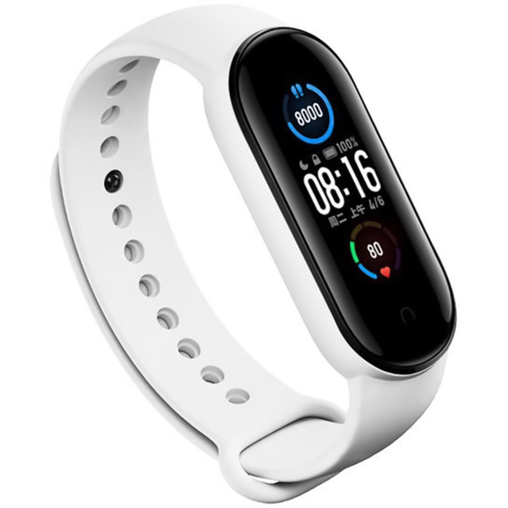 Ремінець Design для фітнес-браслета Xiaomi Mi Band 5/Mi Band 6 Білий - фото 2