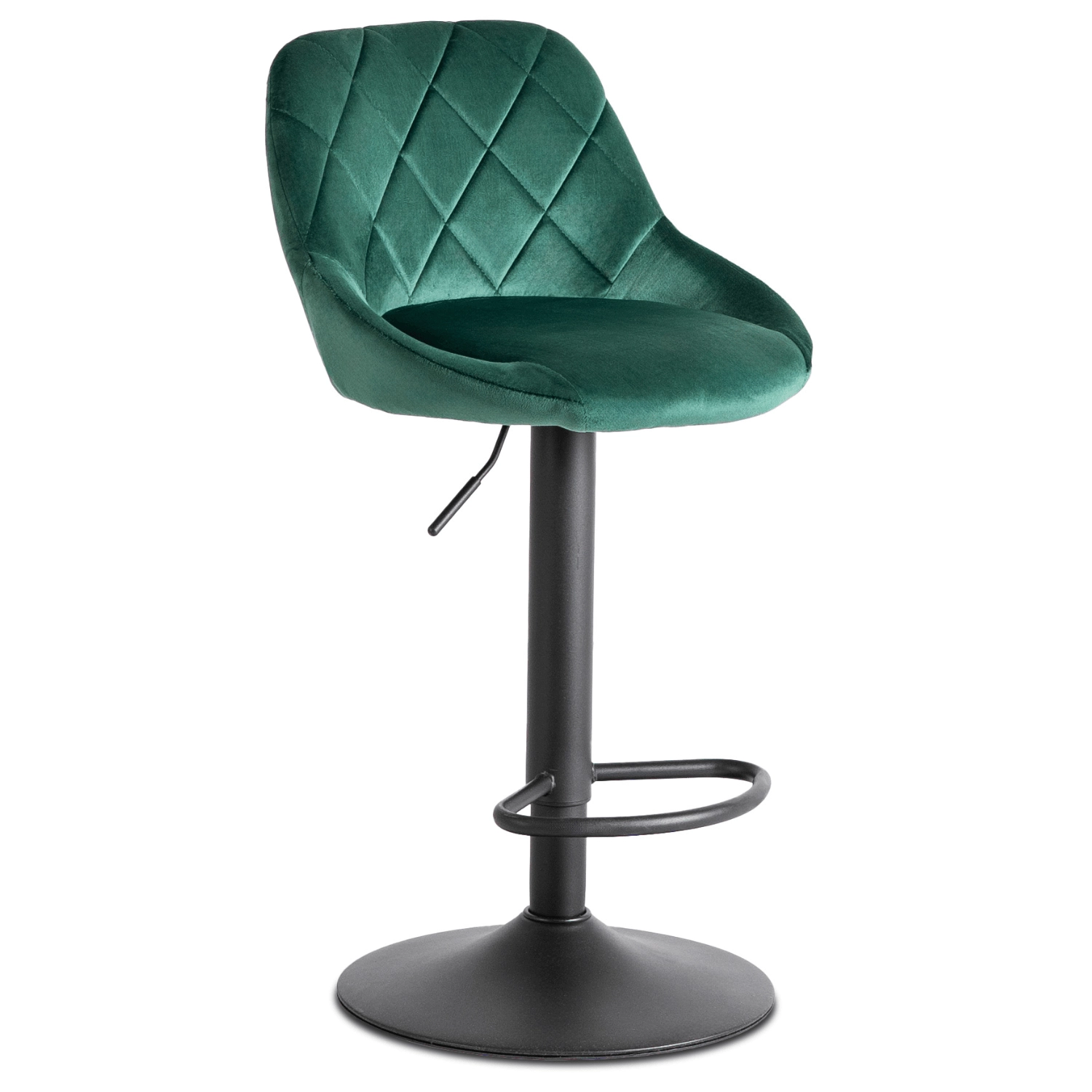Барный стул Mebel Elite EDA Welur Зеленый (ME.EDA/Z/CZ/V/H)