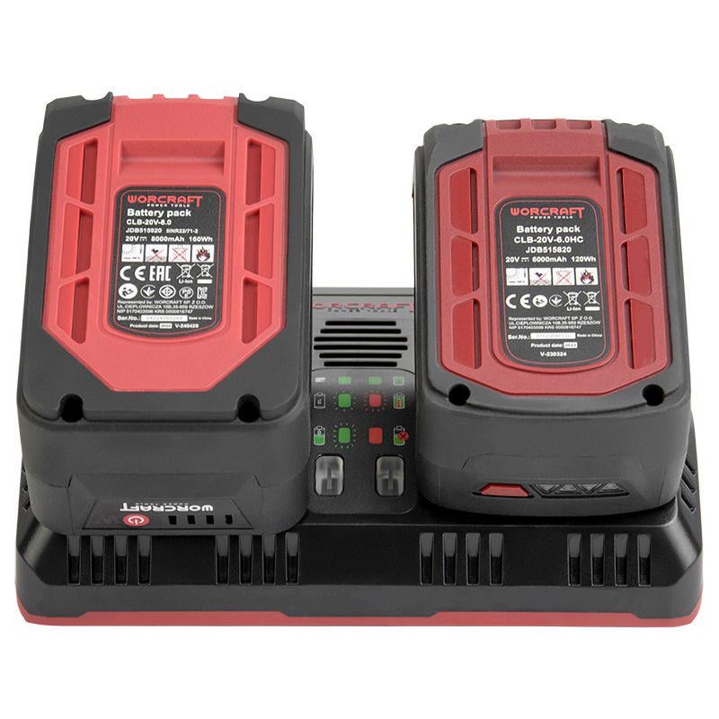 Зарядное устройство двойное для инструментов Worcraft CLC-20V-4.5D - фото 3 Зарядное устройство двойное для инструментов Worcraft CLC-20V-4.5D - фото 3