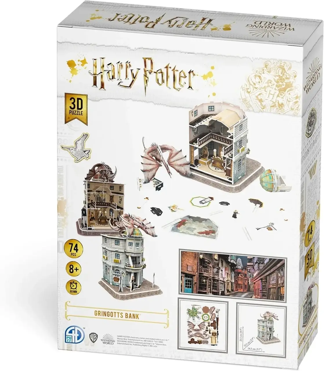 Пазли Gringotts Bank Set 3D Harry Potter (6549841) - фото 3