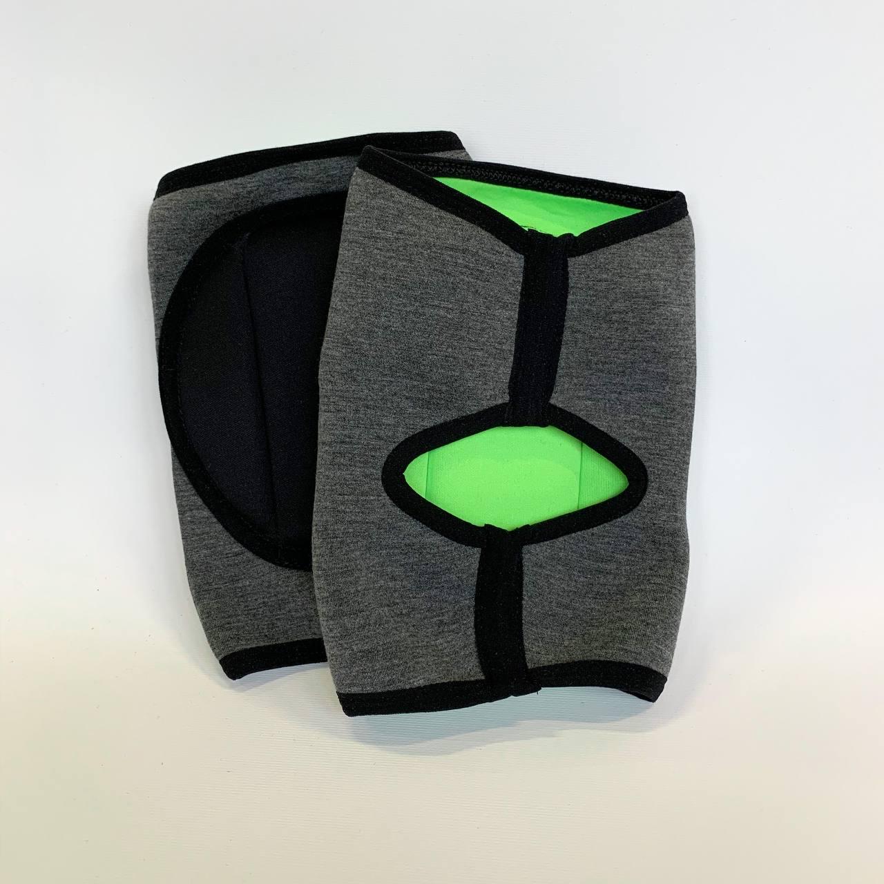 Наколенники для танцев Pole Dance, Pole Sport фитнесса Черно-серый - фото 2 Наколенники для танцев Pole Dance, Pole Sport фитнесса Черно-серый - фото 2