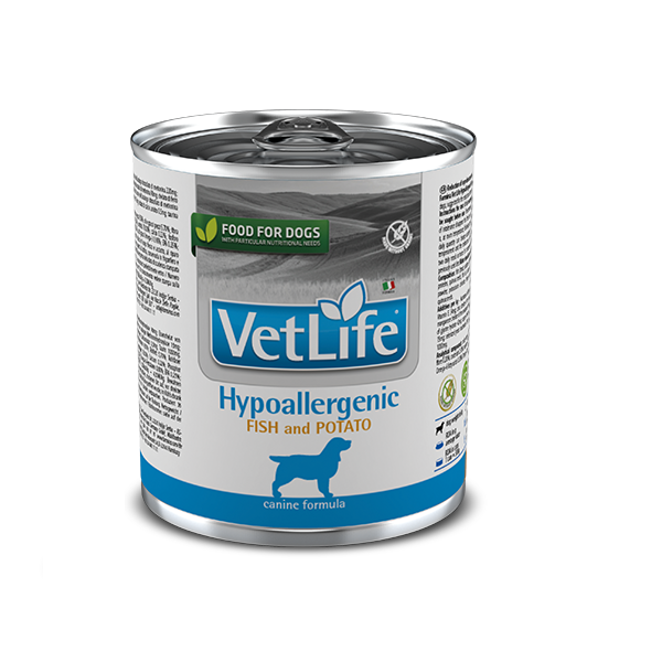 Корм влажный Farmina Vet Life Hypoallergenic Fish&Potato для собак при пищевой аллергии 300 г (2998381546)