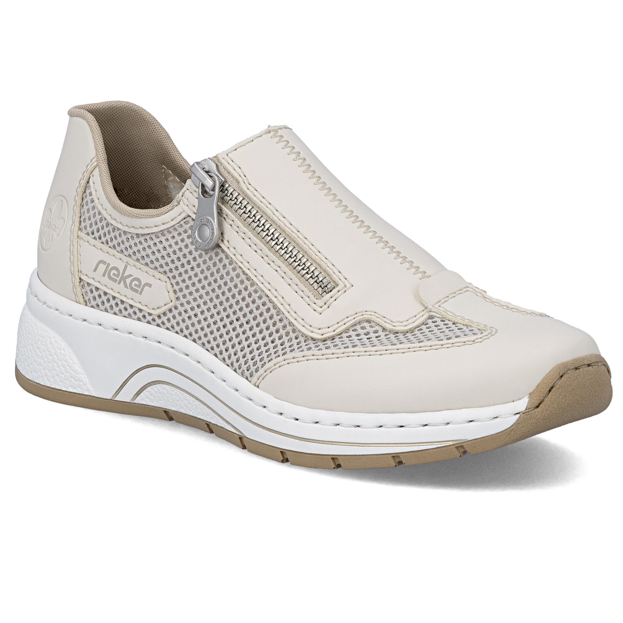 Слипоны женские весенние RIEKER р. 40 Бежевый (089439-40)