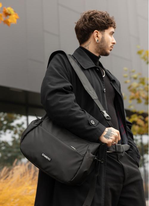 Мужская сумка Sambag тканевая Черный (7310321325) - фото 2 Мужская сумка Sambag тканевая Черный (7310321325) - фото 2