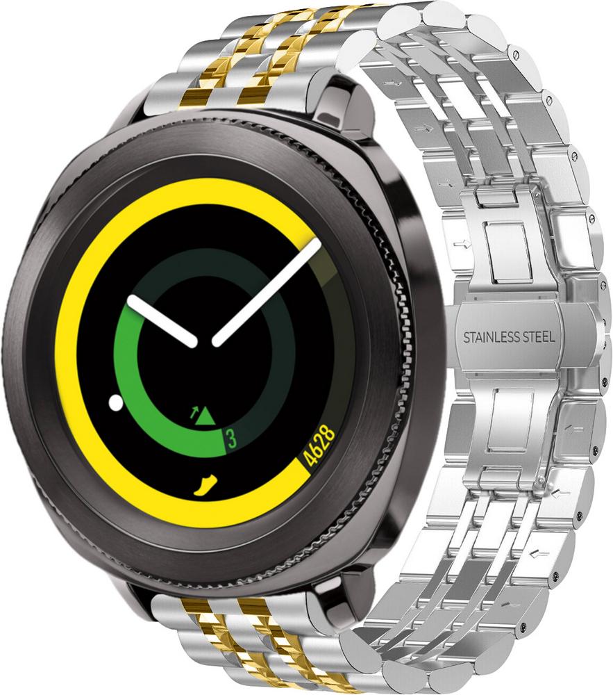 Браслет металевий Spinye Line для Gear Sport Silver Gold (29028-67)
