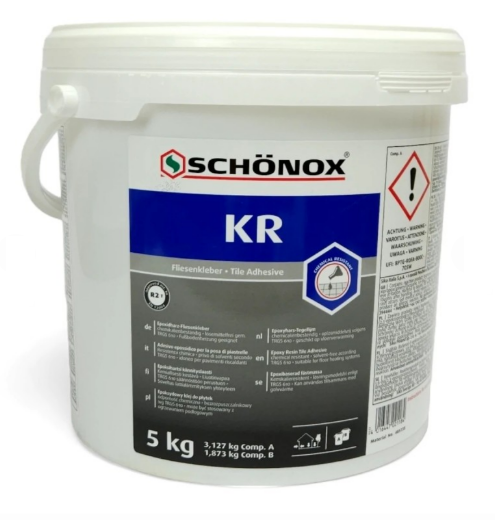 Клей епоксидний двокомпонетний універсальний SCHÖNOX KR AB для плитки 5 кг