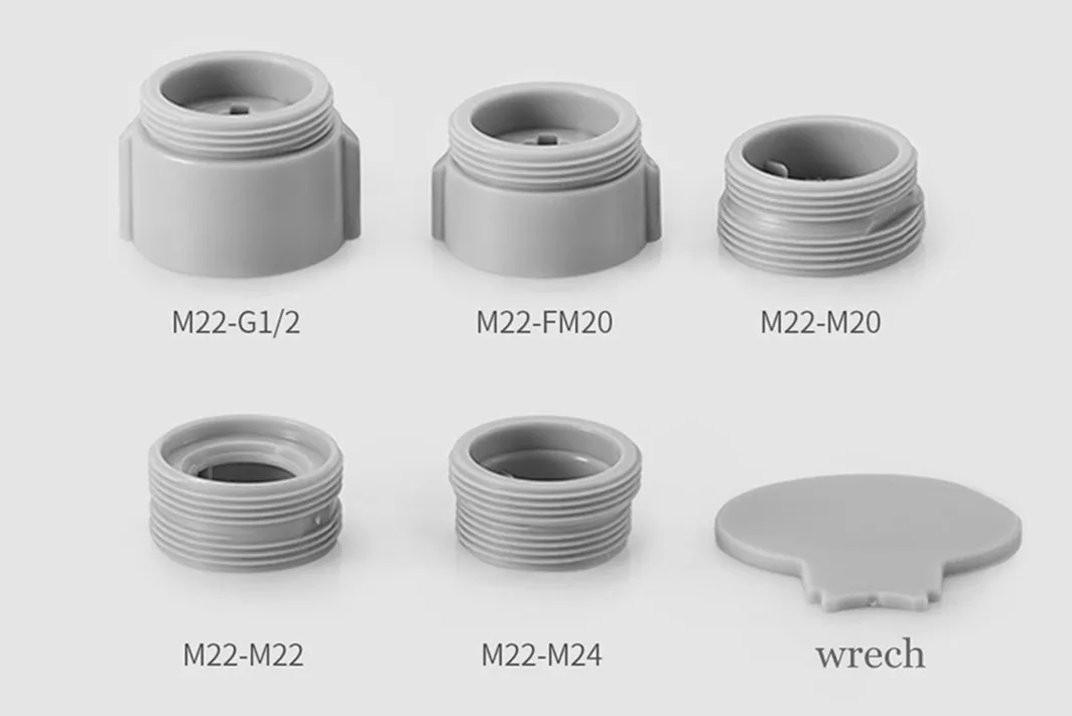 Аератор на кран DiiiB DXSZ003 подовжений з набором перехідників (22800 - фото 5