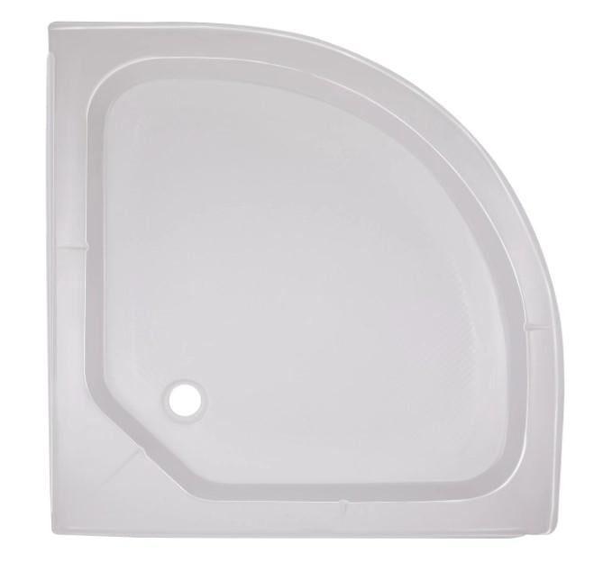 Душевая кабина полукруглая Lidz Latwa SC80x80.SAT.LOW.GR стекло тонированное 4 мм с душевым поддоном Kapielka ST 80x80x15 см (64606) - фото 6