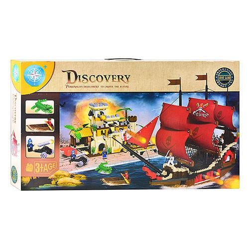 Конструктор для детей Пиратский корабль 47701 5 шт. Разноцветный (147-132-BOC048249)