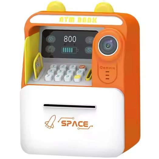 Скарбничка дитяча електронна Сейф з карткою/камерою/мелодіями та підсвічуванням 24 см (30465194)