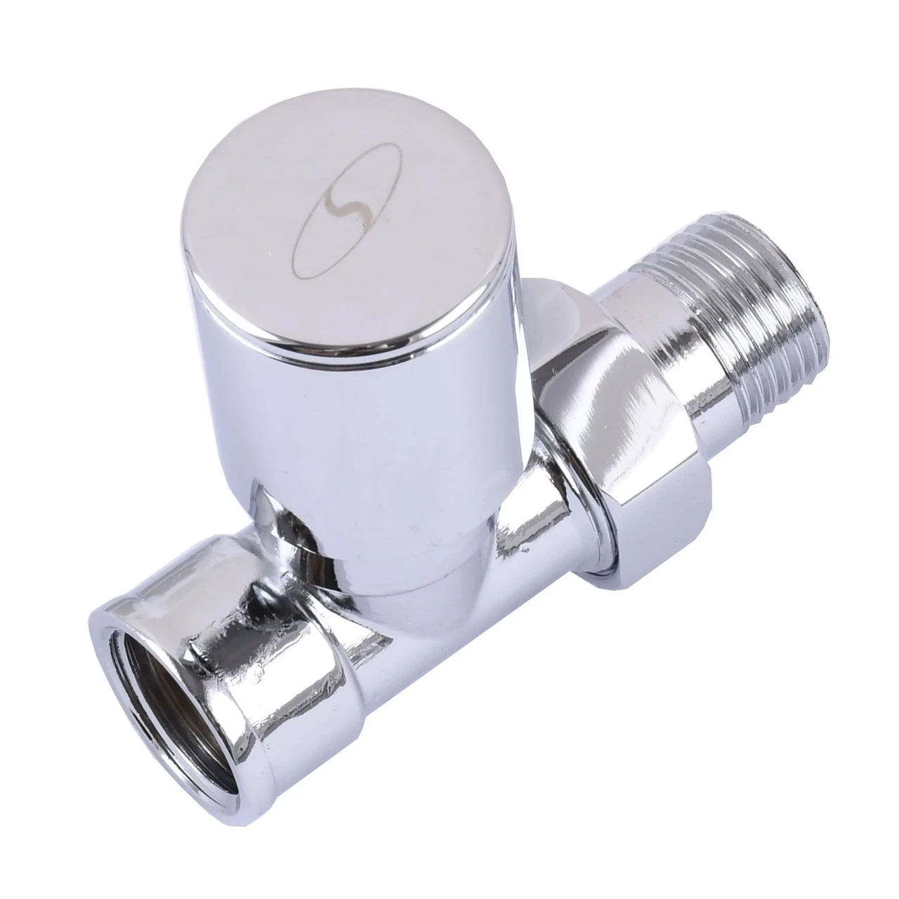 Кран вентильний прямий з американкою Solomon 1/2" 1865 Chrom (23500536) - фото 5 Кран вентильний прямий з американкою Solomon 1/2" 1865 Chrom (23500536) - фото 5