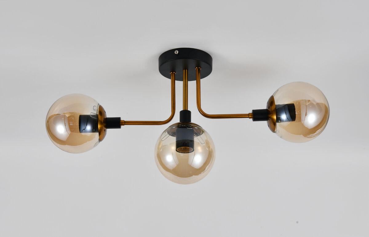 Люстра Sirius DX2102-3 BK/GD (46365) Люстра Sirius DX2102-3 BK/GD (46365)