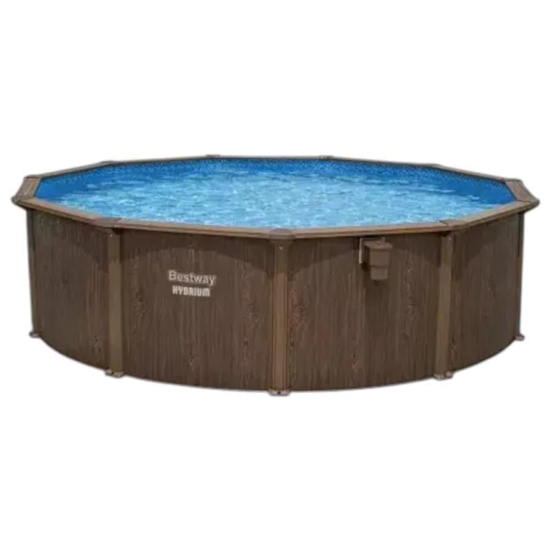 Бассейн Bestway Hydrium с песчаным фильтром/тентом/подстилкой/лестницей/дозатором и скиммером 550х130 см Коричневый (561CS) Бассейн Bestway Hydrium с песчаным фильтром/тентом/подстилкой/лестницей/дозатором и скиммером 550х130 см Коричневый (561CS)