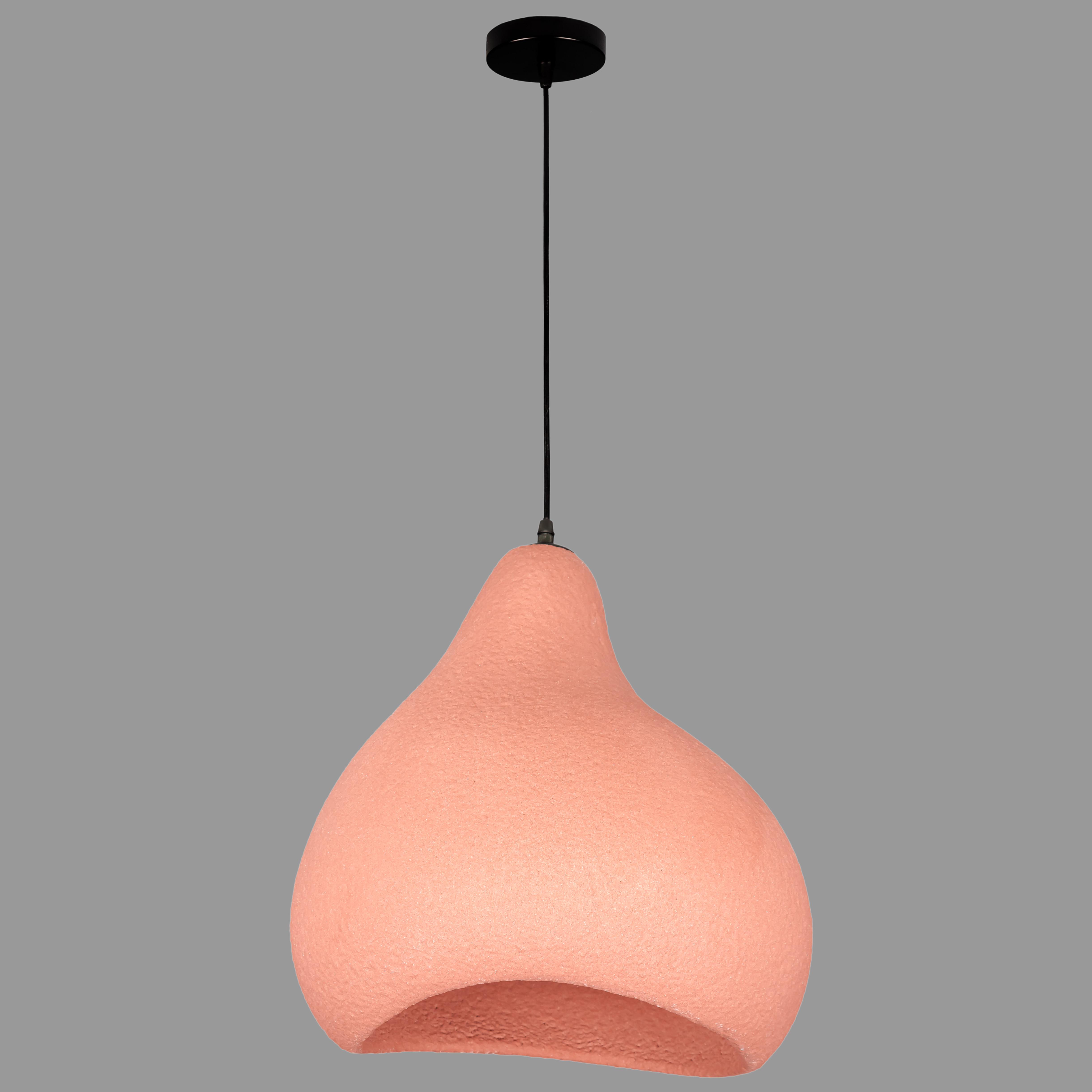 Люстра гипсовая Wabi-Sabi 38х38 см Оранжевый (909-XL3637 (380) WINE RED)