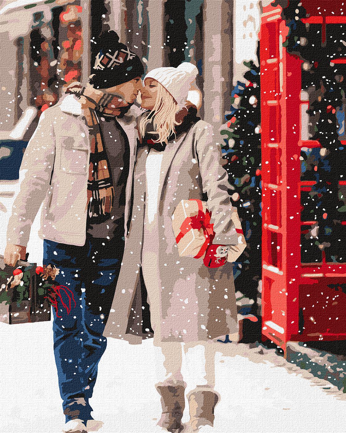 Картина по номерам Идейка Рождественская прогулка 40x50 см (Id-KHO2597)
