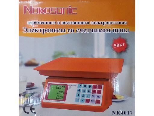 Торгові ваги електронні Nokasonic Nk-4017 до 40 кг (1237314995) - фото 4