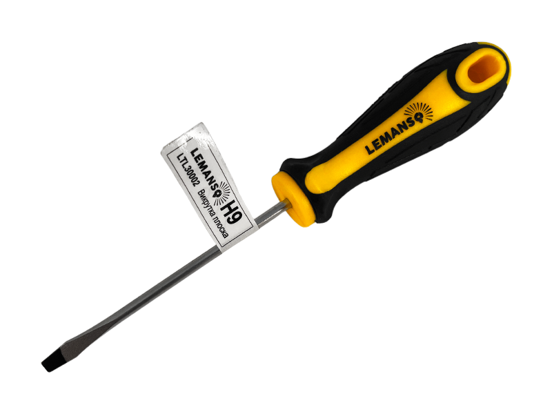 Викрутка шліцева Lemanso LTL30002 SL3x75 мм (2284)