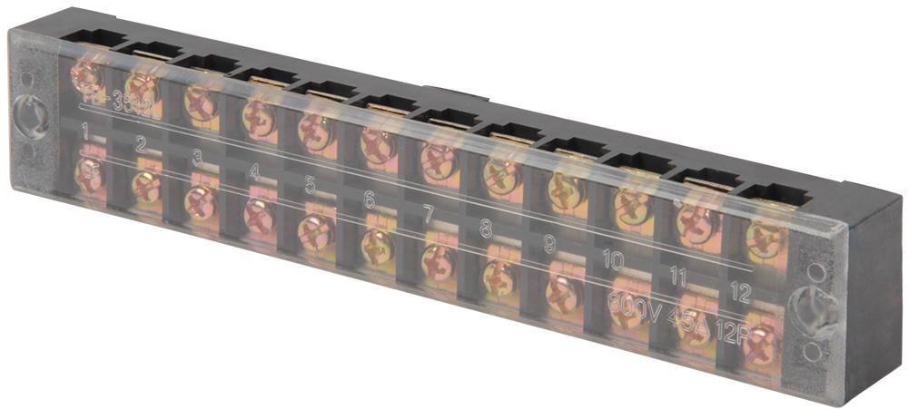 Колодка клемна в корпусі E.NEXT e.tc.protect.45.12 12P 45A 600V (p056018)