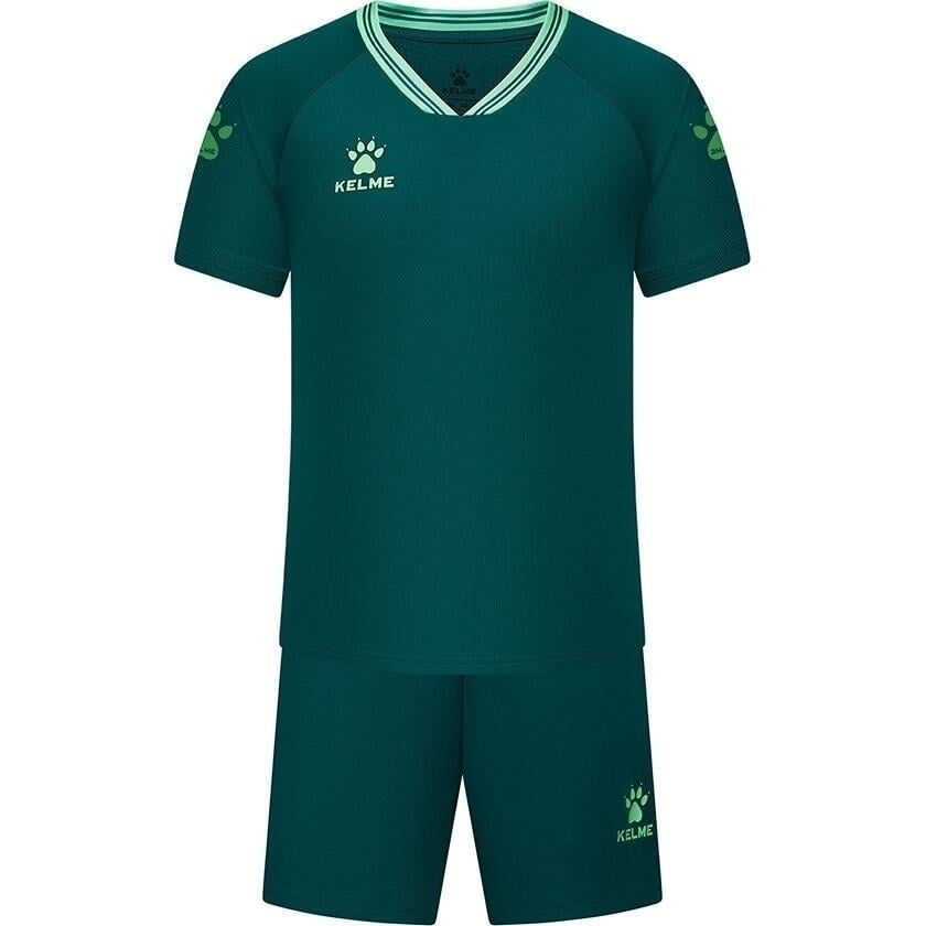 Комплект футбольной формы детский Kelme FARO 160 см Темно-зеленый (8451ZB3246.9306)