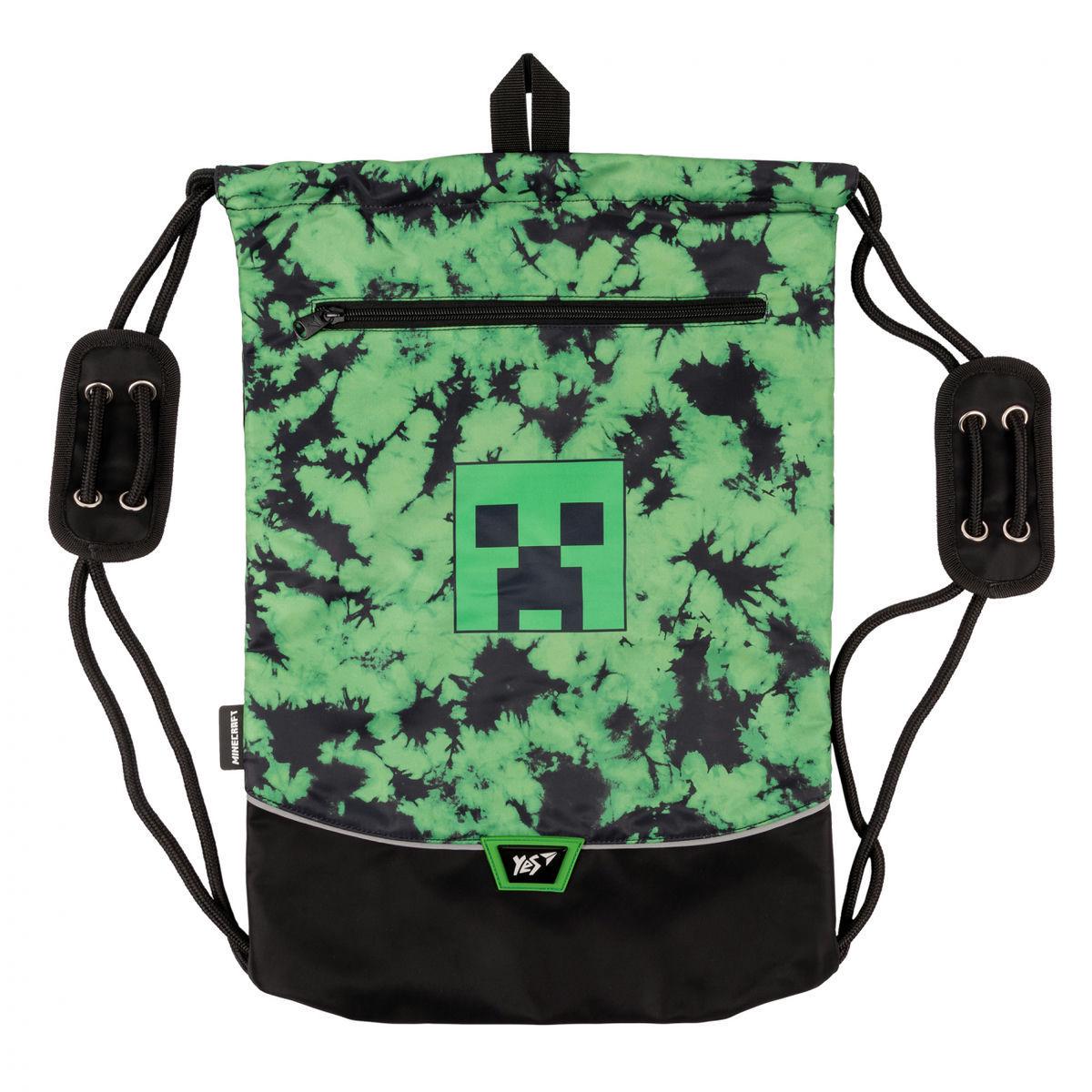 Сумка для обуви YES Minecraft 50x34 см Зеленый (559721)