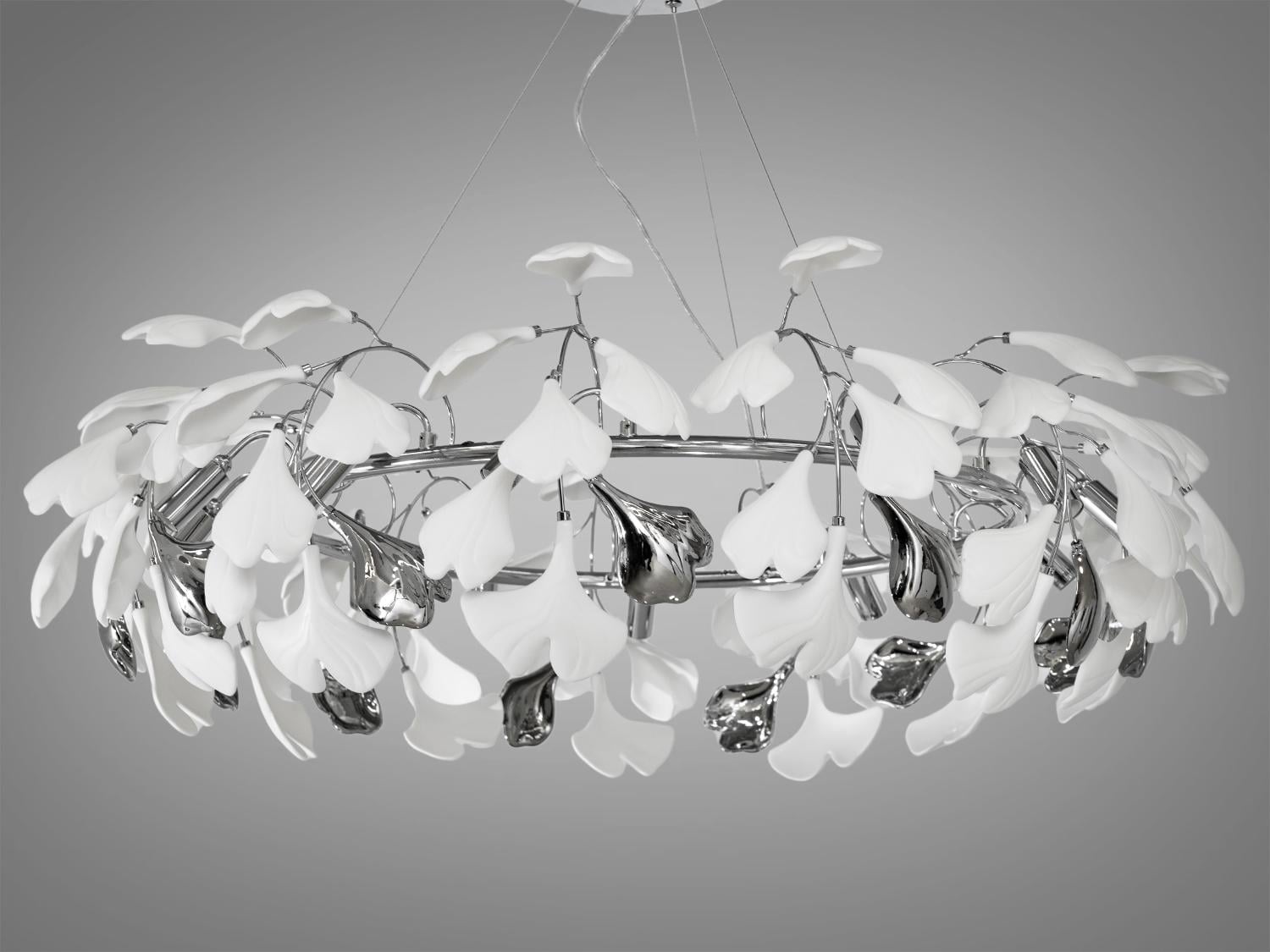 Люстра подвесная 40 Вт Хром (7162-12P HR)