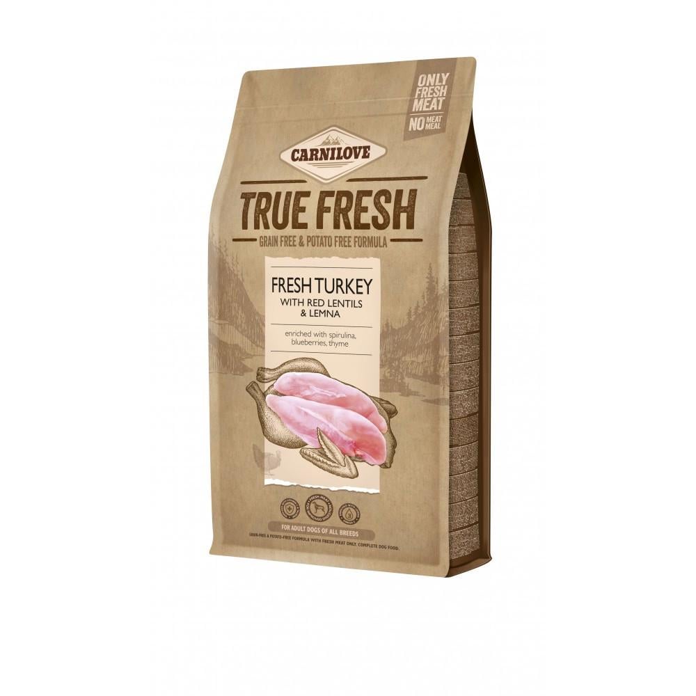 Корм для собак сухой Carnilove True Fresh Turkey for Adult dogs всех пород с индейкой 1,4 кг (8595602546077)