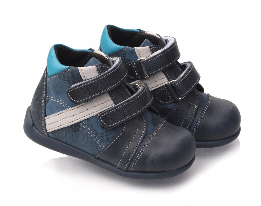 Осенние ботинки 907 для мальчиков р. 19 Синий Осенние ботинки 907 для мальчиков р. 19 Синий