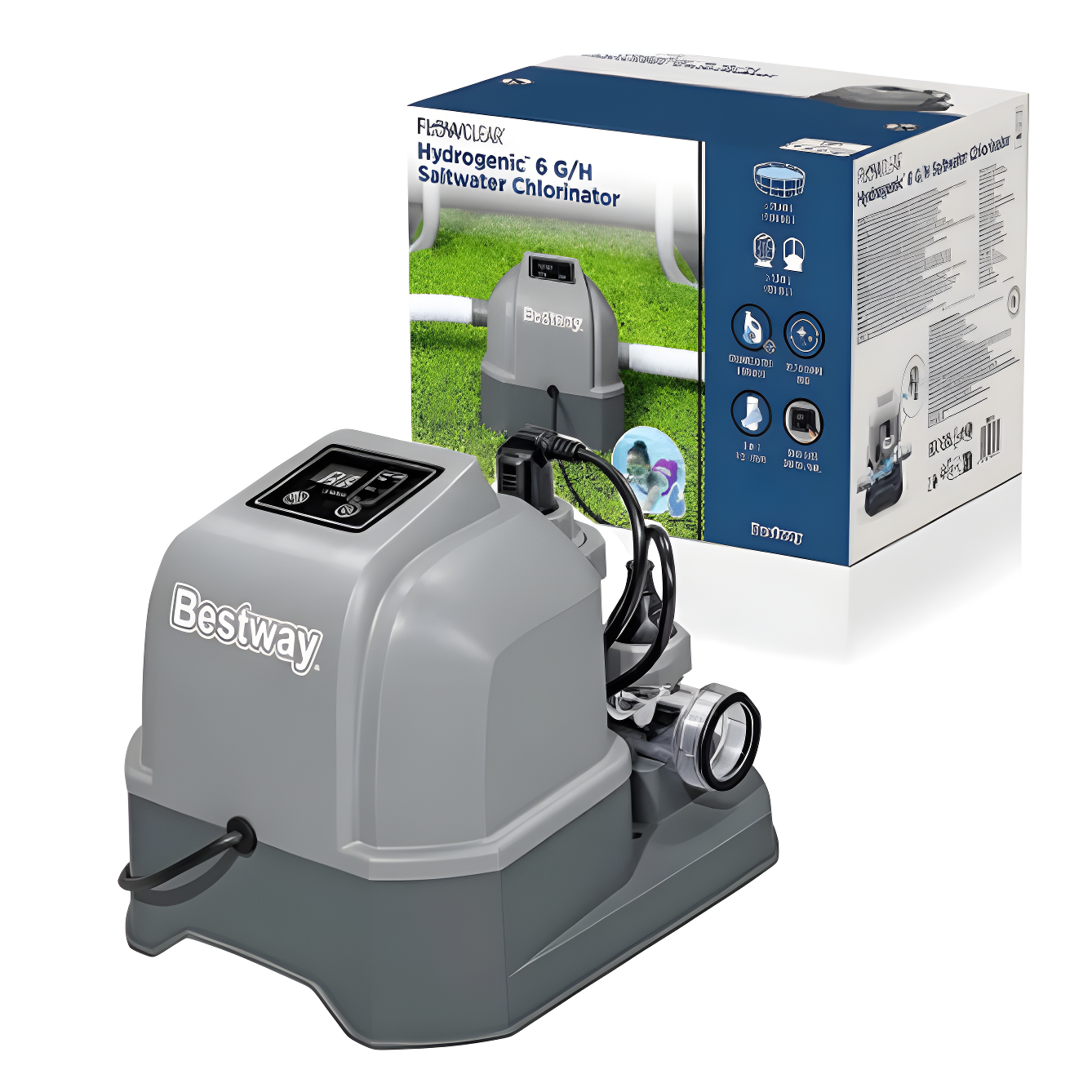 Хлоргенератор-озонатор для басейнів Bestway 58678 6 г/год (34-9-58678)