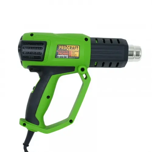 Фен будівельний Procraft PH2000 new 4 насадки/кейс - фото 2 Фен будівельний Procraft PH2000 new 4 насадки/кейс - фото 2