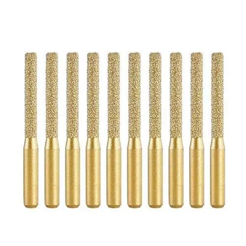 Фрезы алмазные для бормашины 6,35 мм 10 шт. Gold (27917807)