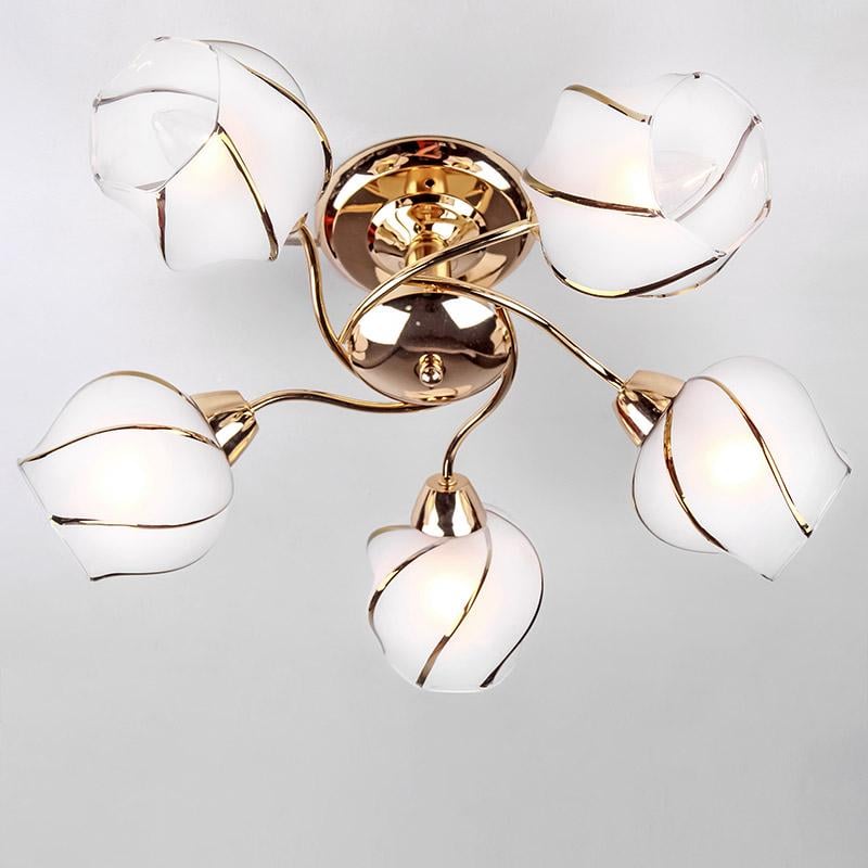 Люстра Light House ES-16009/5 потолочная Золотой (9744)