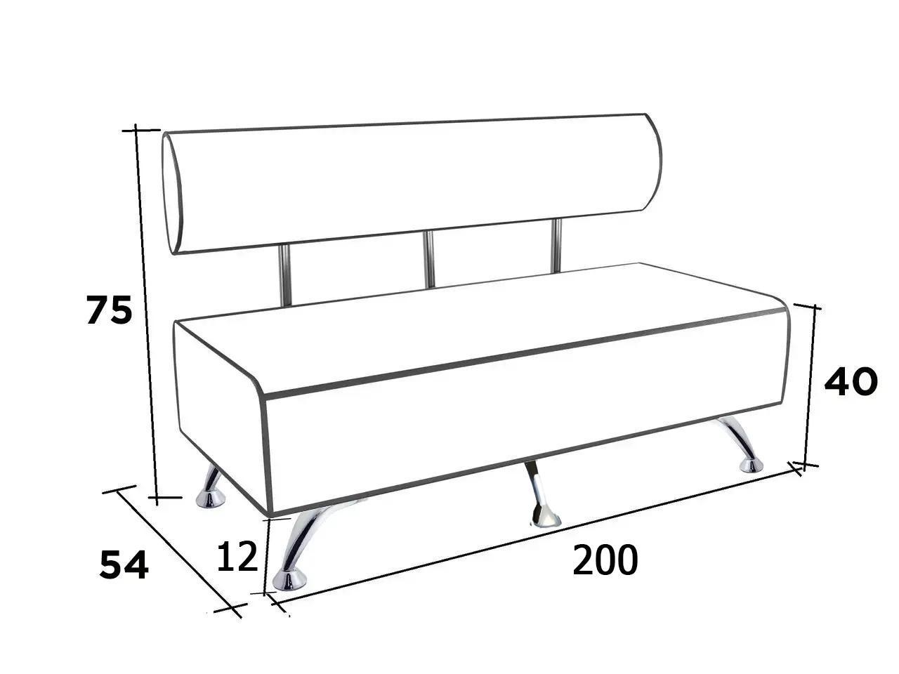 Диван офисный AVVS для ожидания/приемной 200 см с ножками 12 см Оранжевый - фото 2 Диван офисный AVVS для ожидания/приемной 200 см с ножками 12 см Оранжевый - фото 2