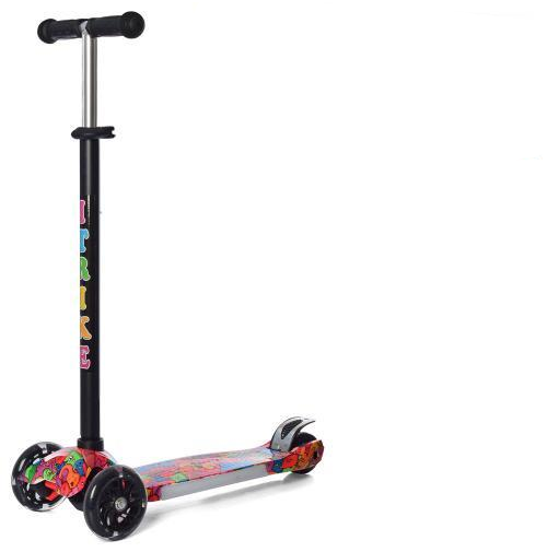 Самокат дитячий iTrike JR 3-052-1-WP4 триколісний колеса що світяться (6903317365661)