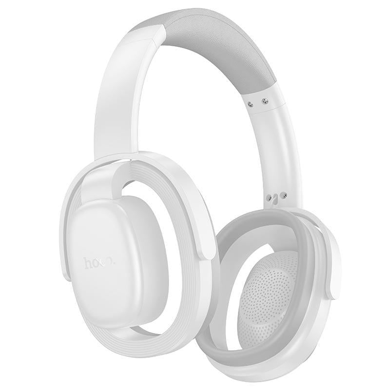 Наушники беспроводные Hoco W67 Rhyme open Bluetooth 5.4 White/Grey (26776)
