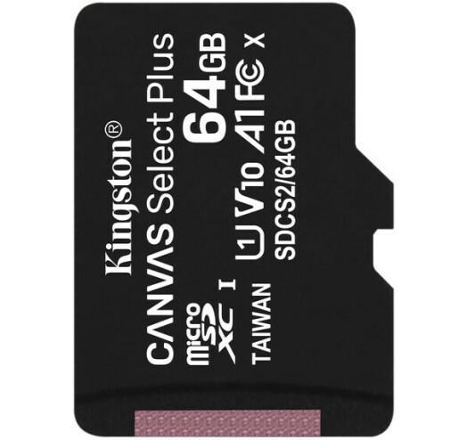 Карта пам'яті Kingston Canvas Select Plus 100R A1 C10 64 GB (2000890038) - фото 2